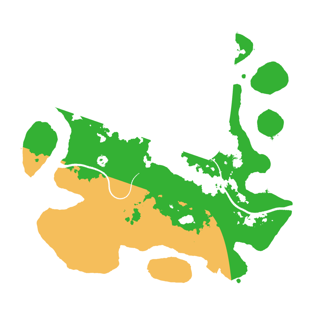 Biome Rust Map: Procedural Map, Size: 3000, Seed: 8352418