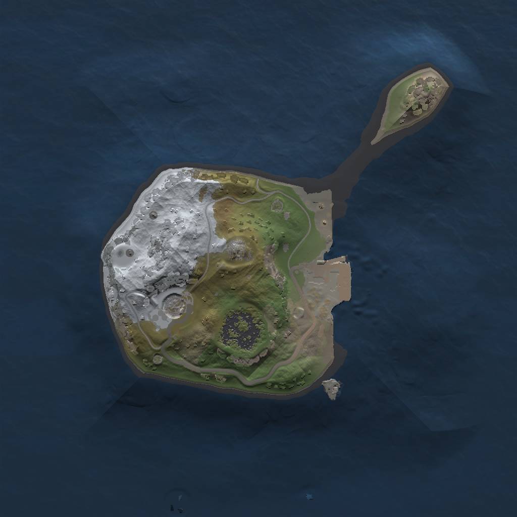 Rust Map: Procedural Map, Size: 1352, Seed: 156385315, 4 Monuments