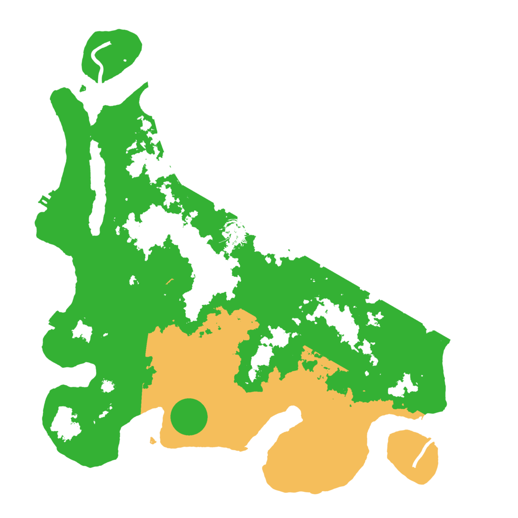 Biome Rust Map: Procedural Map, Size: 3700, Seed: 1907786724