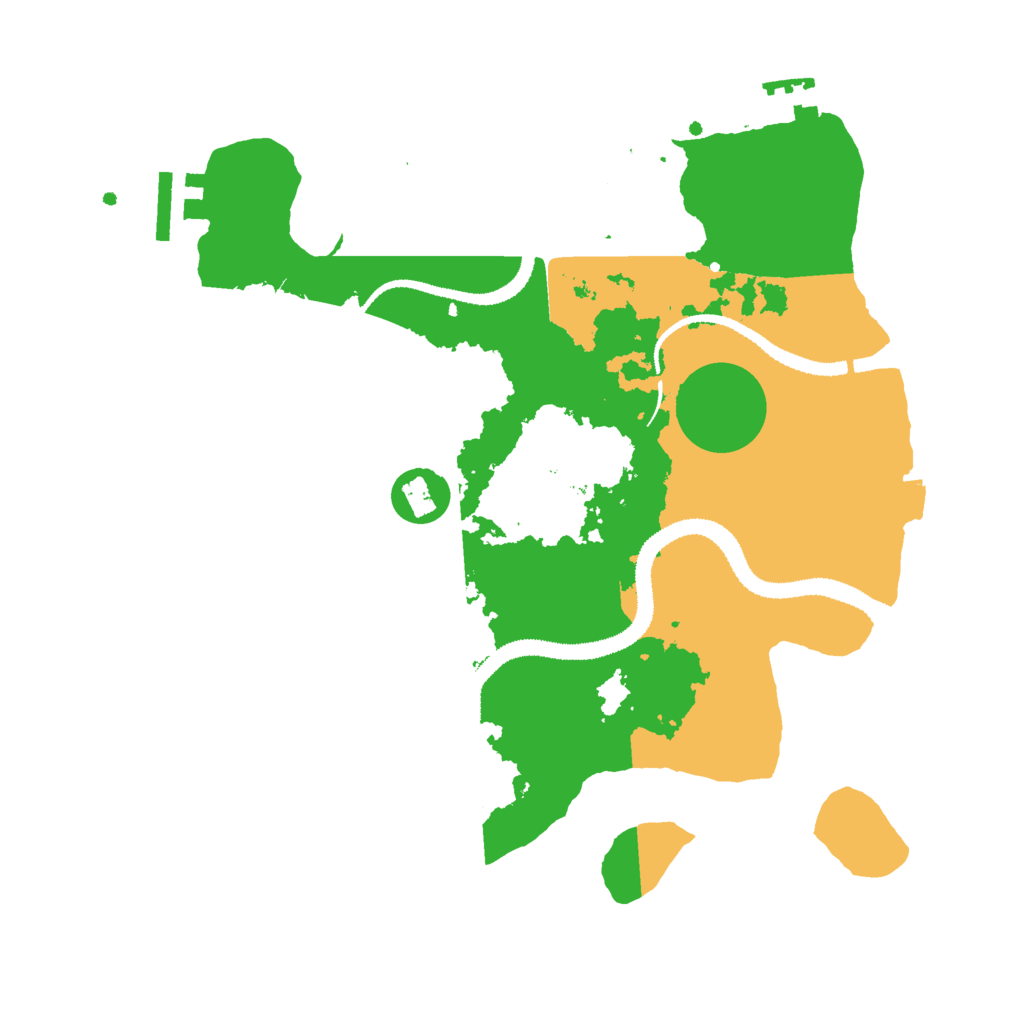 Biome Rust Map: Procedural Map, Size: 3000, Seed: 1923046