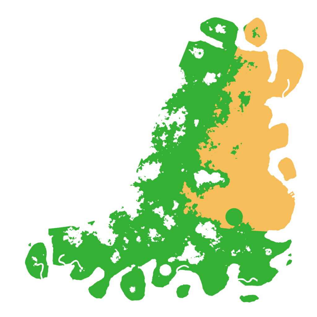 Biome Rust Map: Procedural Map, Size: 4850, Seed: 396183596