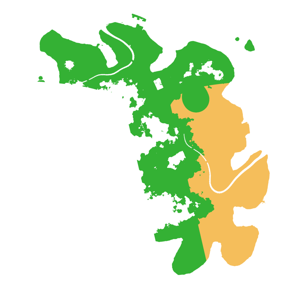 Biome Rust Map: Procedural Map, Size: 3000, Seed: 9628570