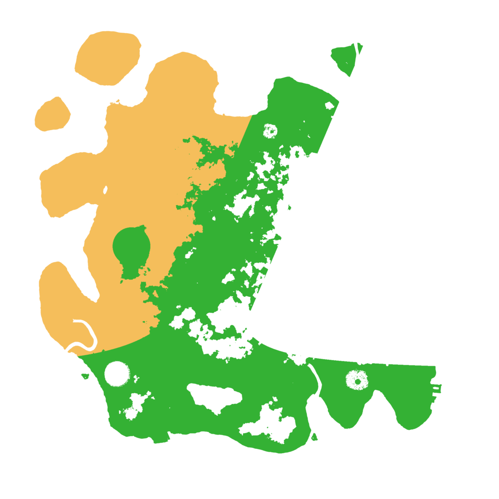 Biome Rust Map: Procedural Map, Size: 3500, Seed: 364028655