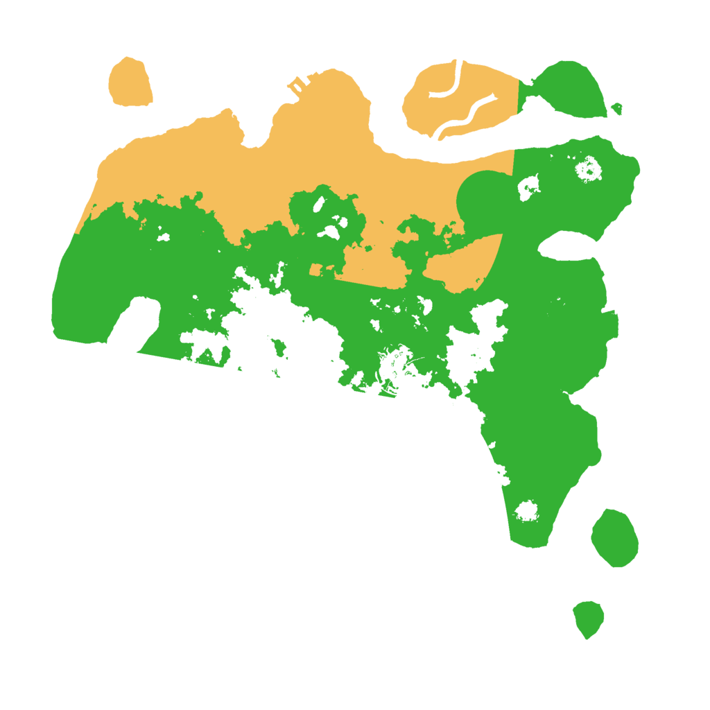 Biome Rust Map: Procedural Map, Size: 3000, Seed: 948544425