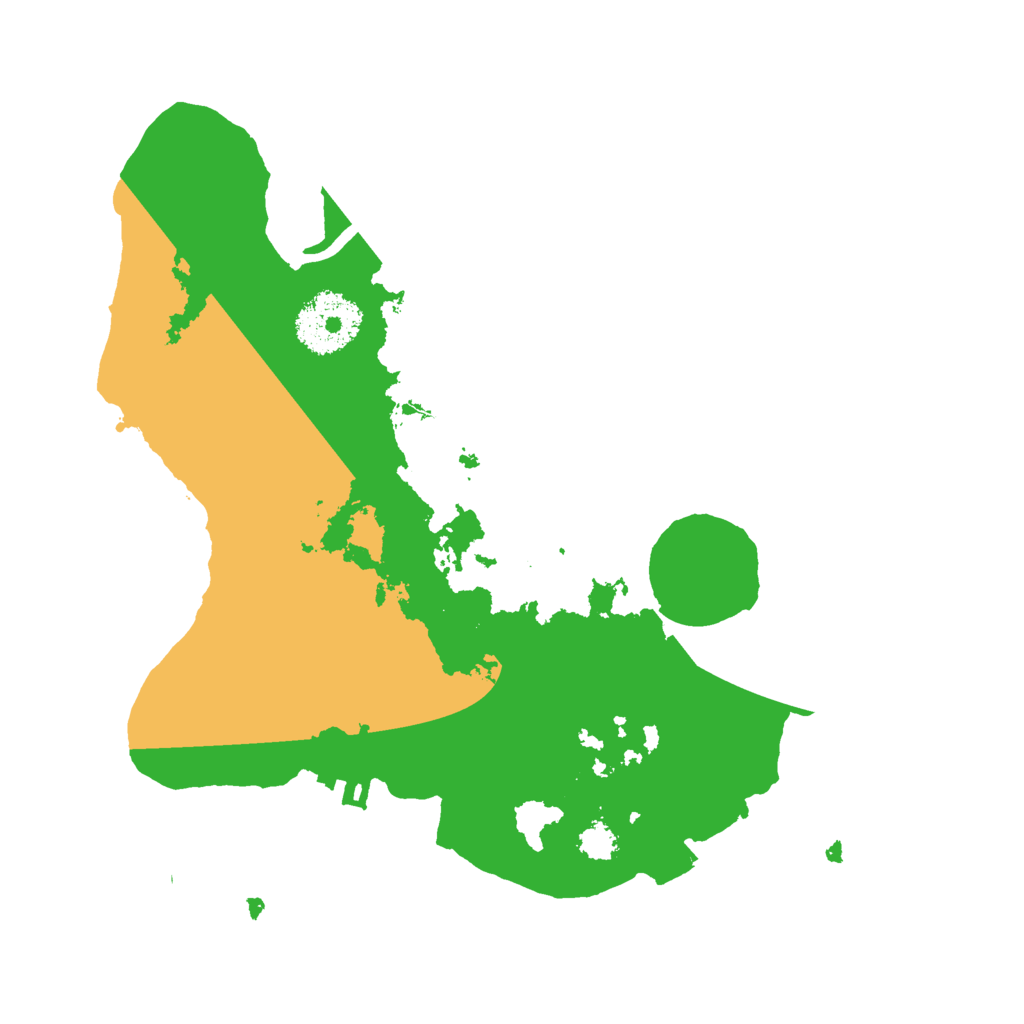 Biome Rust Map: Procedural Map, Size: 2500, Seed: 2056553896