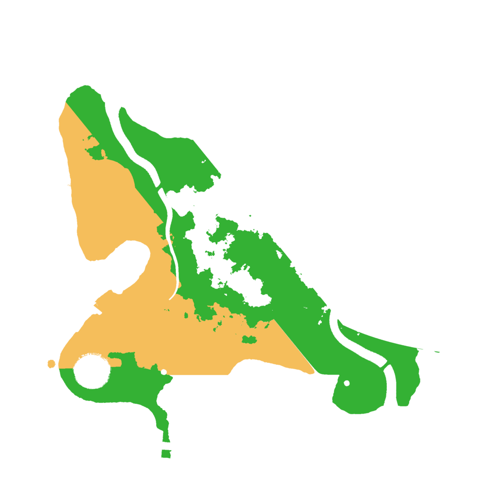 Biome Rust Map: Procedural Map, Size: 2500, Seed: 69819