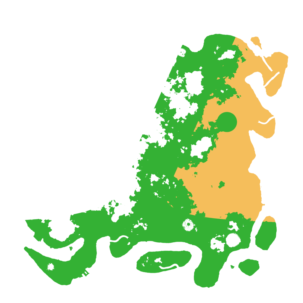 Biome Rust Map: Procedural Map, Size: 4000, Seed: 32432425