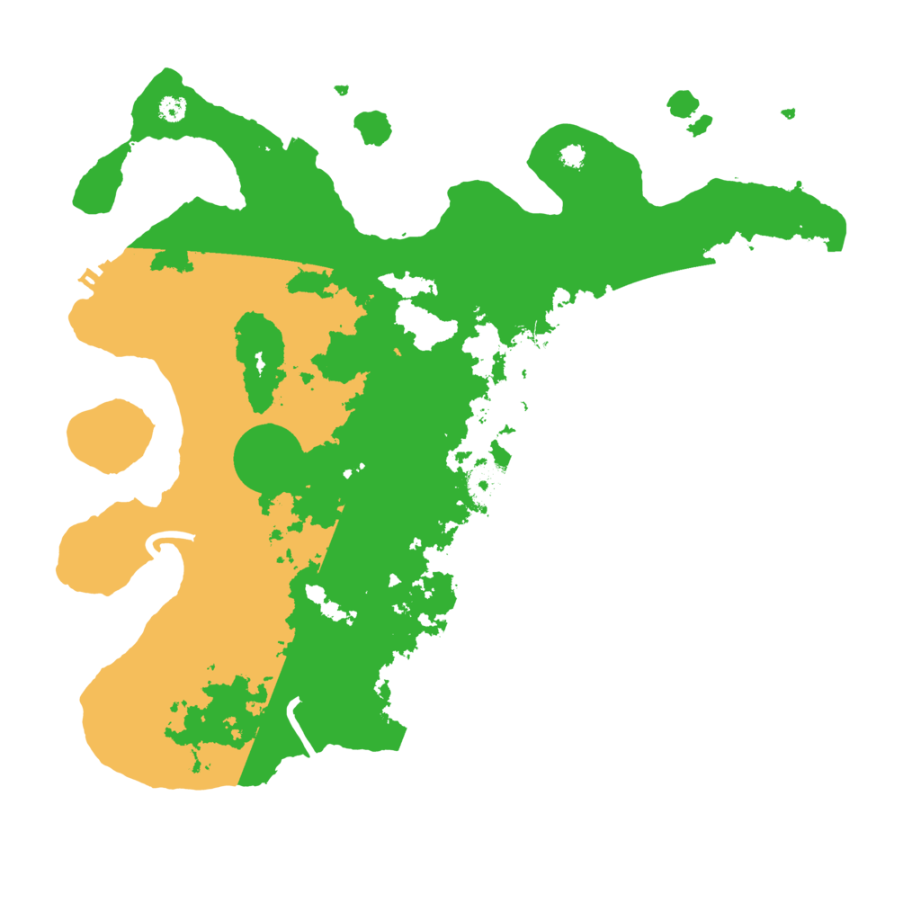 Biome Rust Map: Procedural Map, Size: 3500, Seed: 968054531