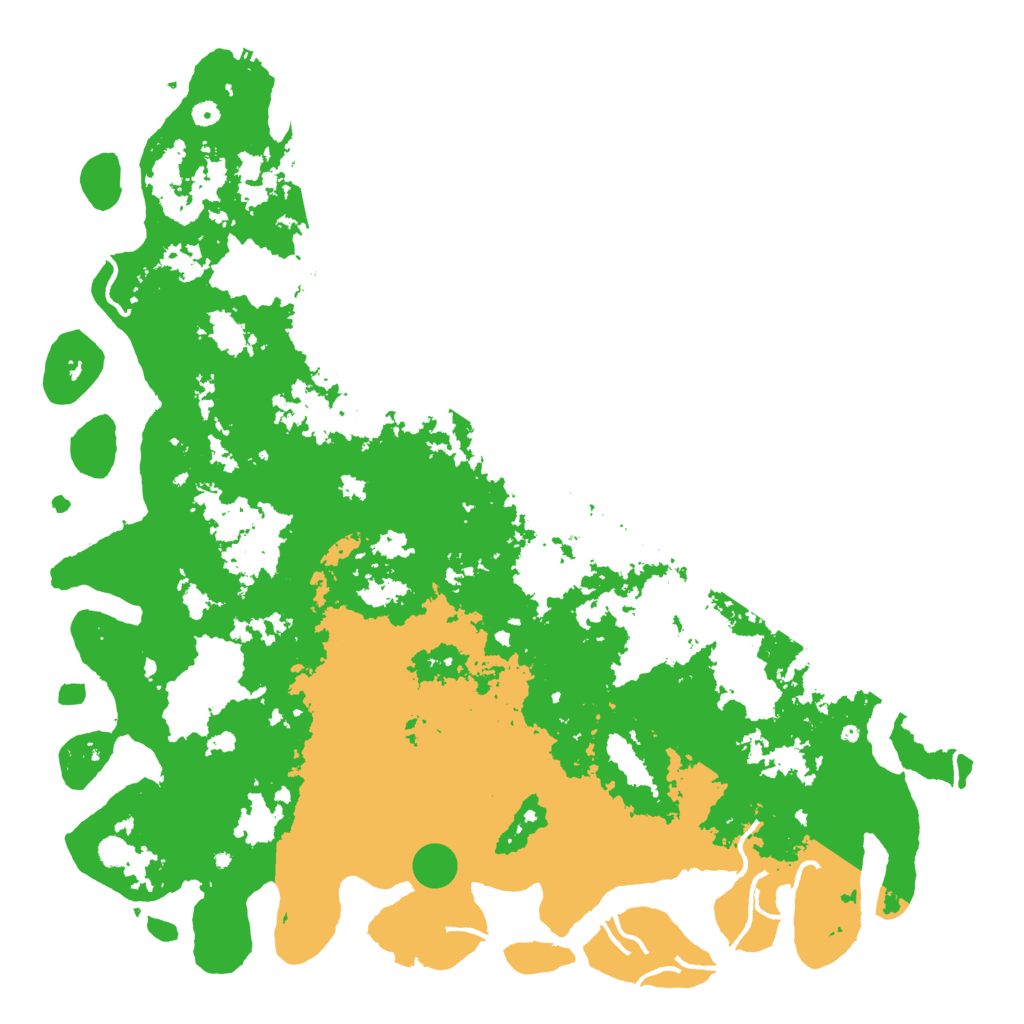Biome Rust Map: Procedural Map, Size: 6000, Seed: 172253037