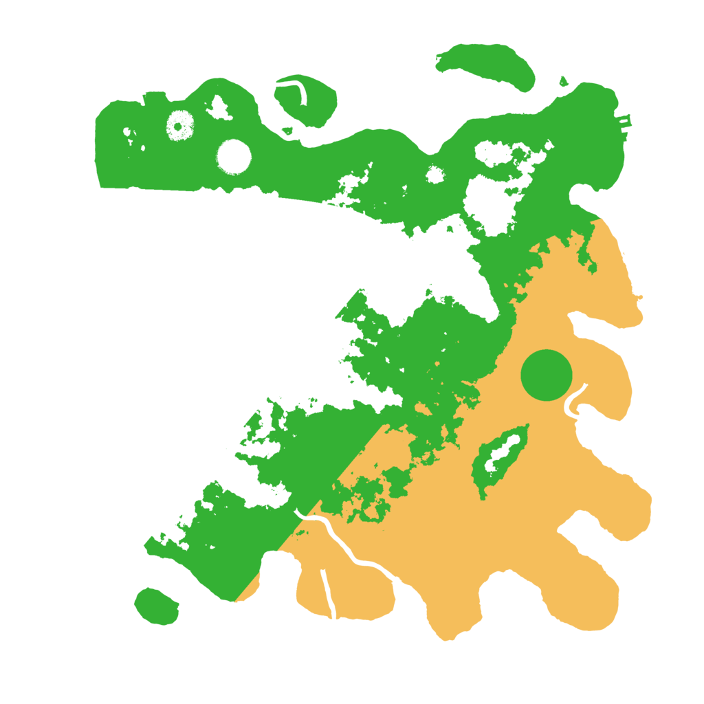 Biome Rust Map: Procedural Map, Size: 3600, Seed: 17475222