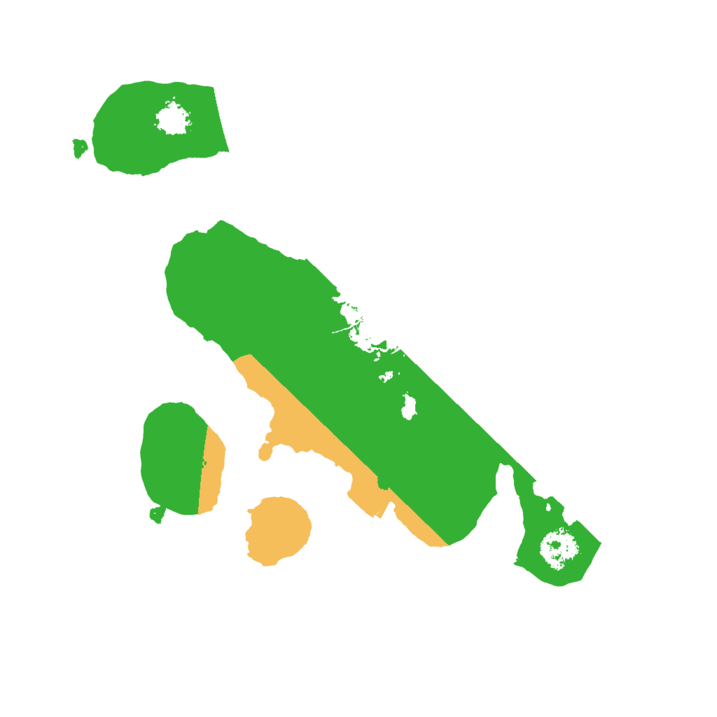 Biome Rust Map: Procedural Map, Size: 2000, Seed: 694207