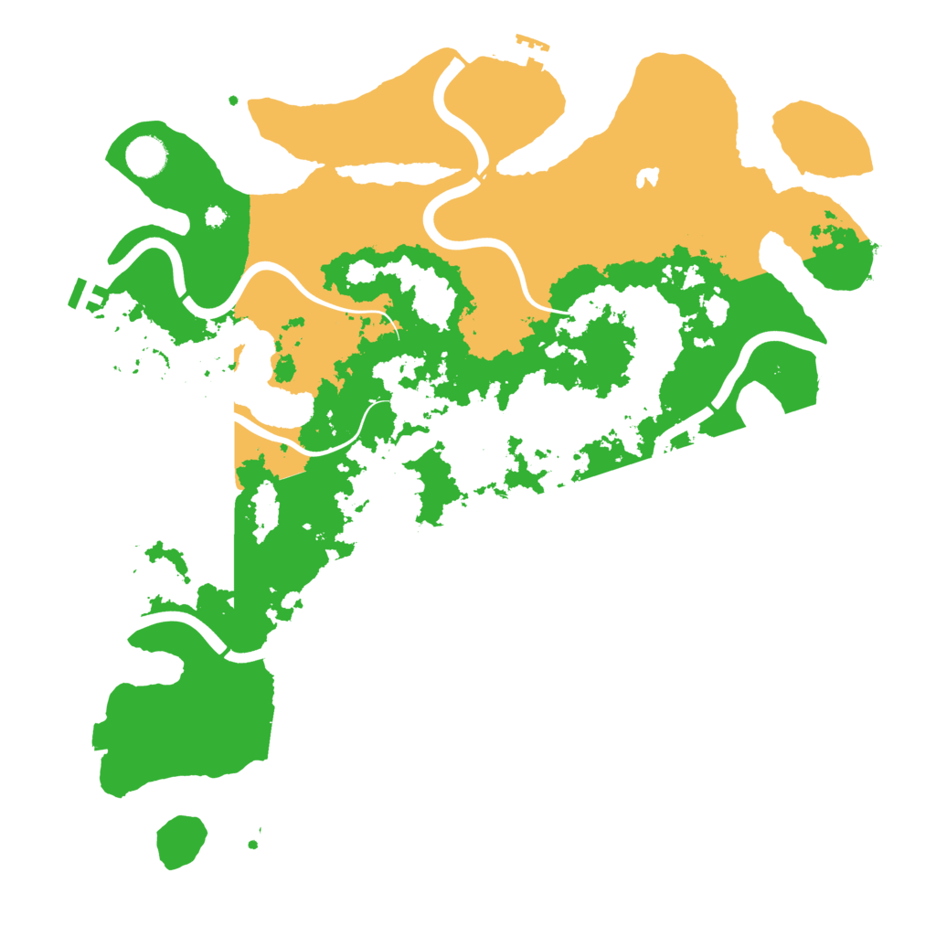 Biome Rust Map: Procedural Map, Size: 4000, Seed: 23960504