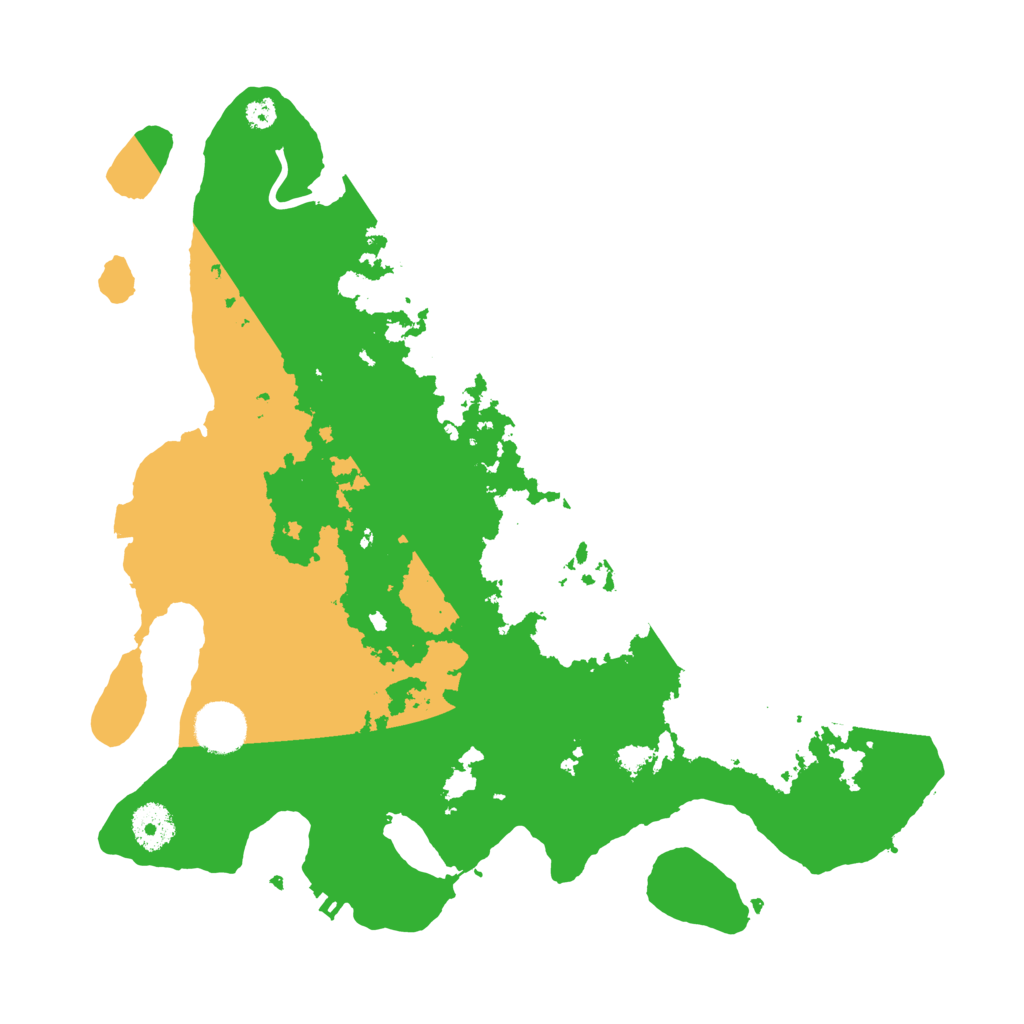 Biome Rust Map: Procedural Map, Size: 3500, Seed: 3500230