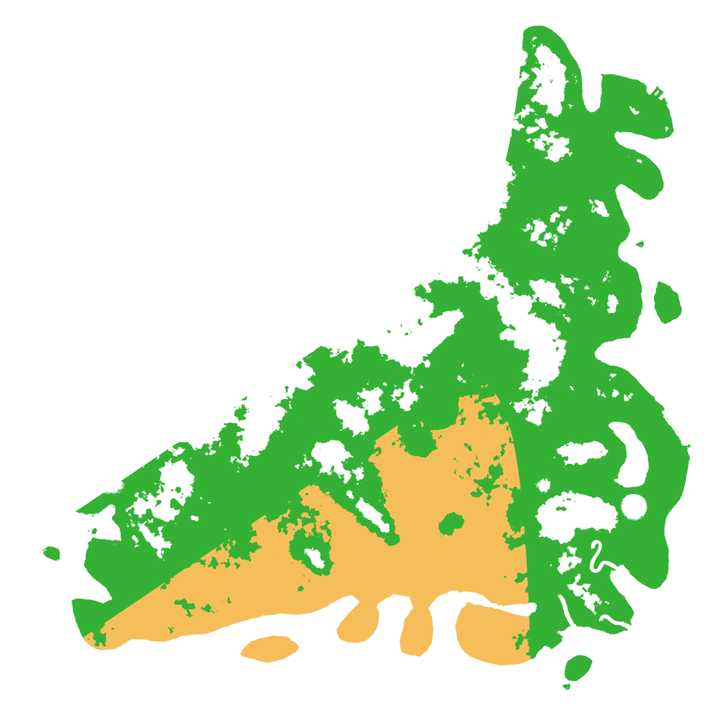 Biome Rust Map: Procedural Map, Size: 5000, Seed: 4999