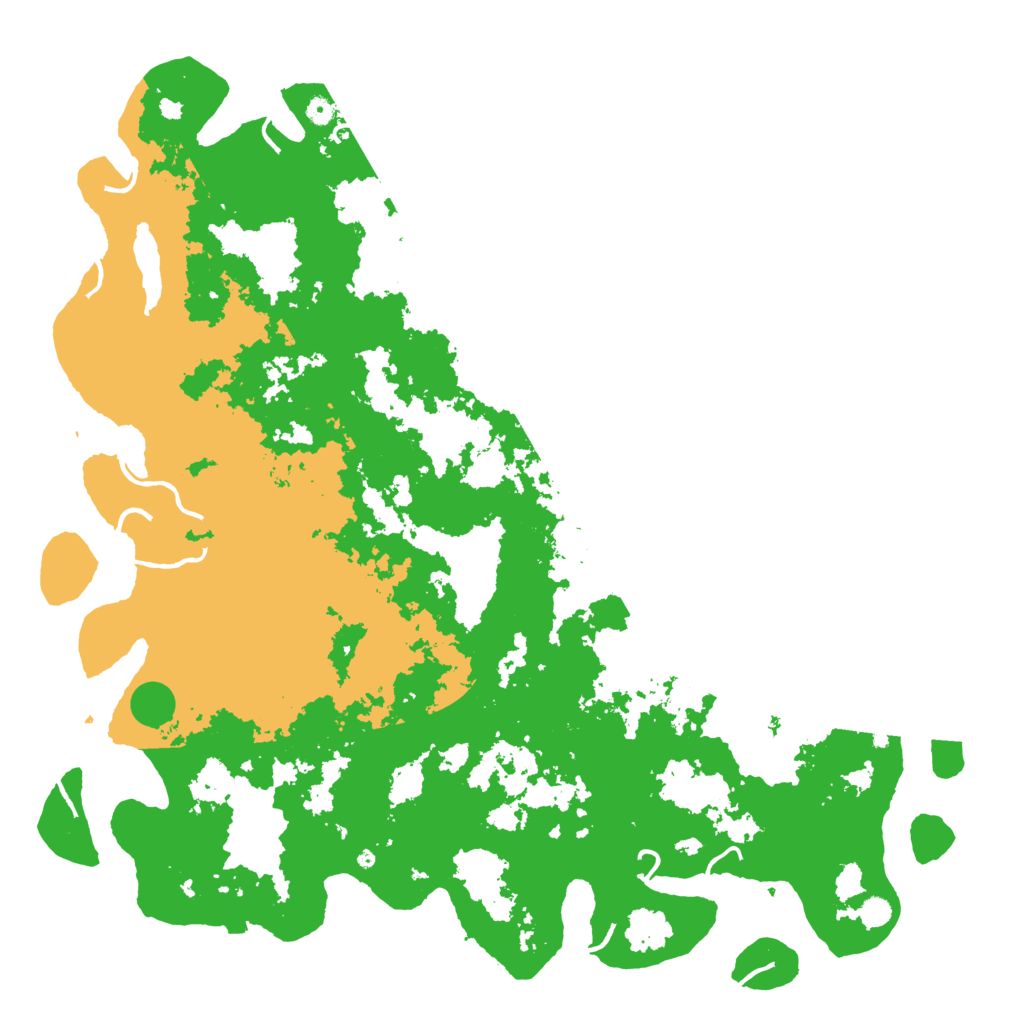 Biome Rust Map: Procedural Map, Size: 6000, Seed: 88374649