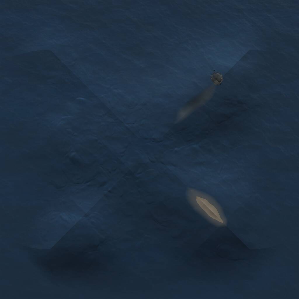 Rust Map: Procedural Map, Size: 1000, Seed: 2113902326, 1 Monuments