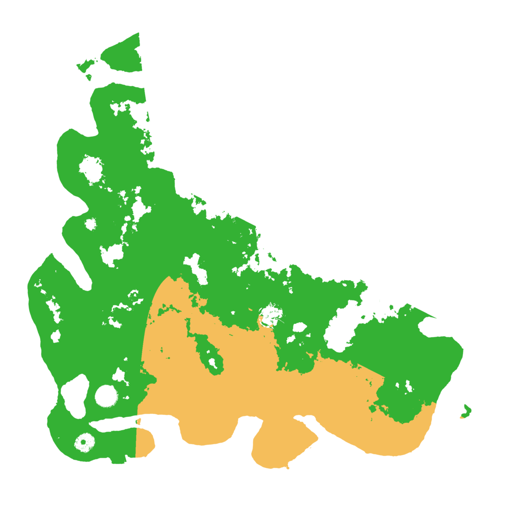 Biome Rust Map: Procedural Map, Size: 4000, Seed: 1233914511