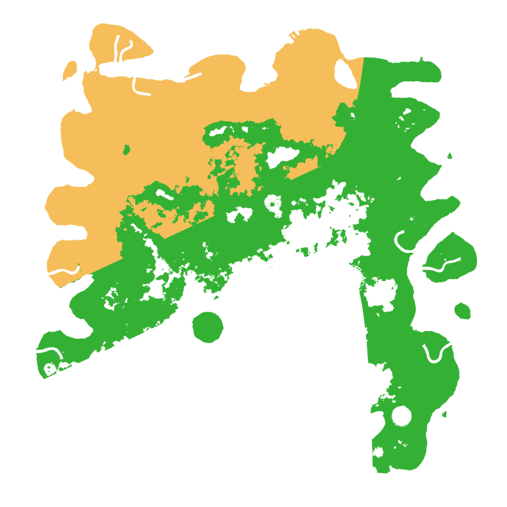 Biome Rust Map: Procedural Map, Size: 4500, Seed: 1373893663