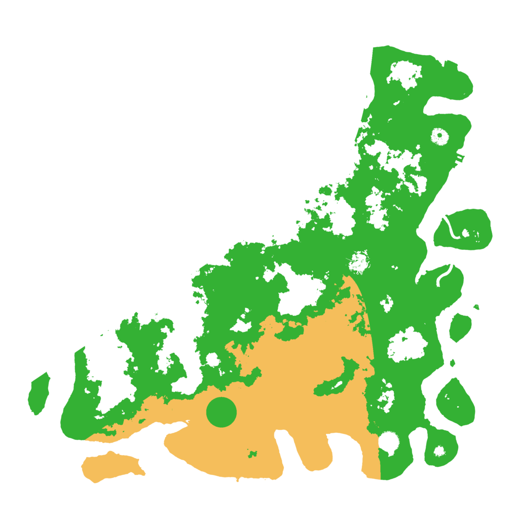 Biome Rust Map: Procedural Map, Size: 4500, Seed: 849921272