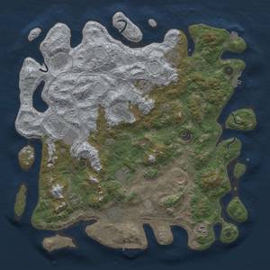 Thumbnail Rust Map: Procedural Map, Size: 4500, Seed: 849921272, 19 Monuments