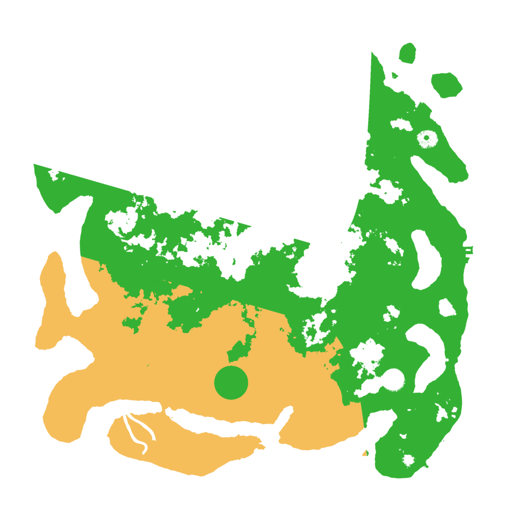 Biome Rust Map: Procedural Map, Size: 3950, Seed: 52809515