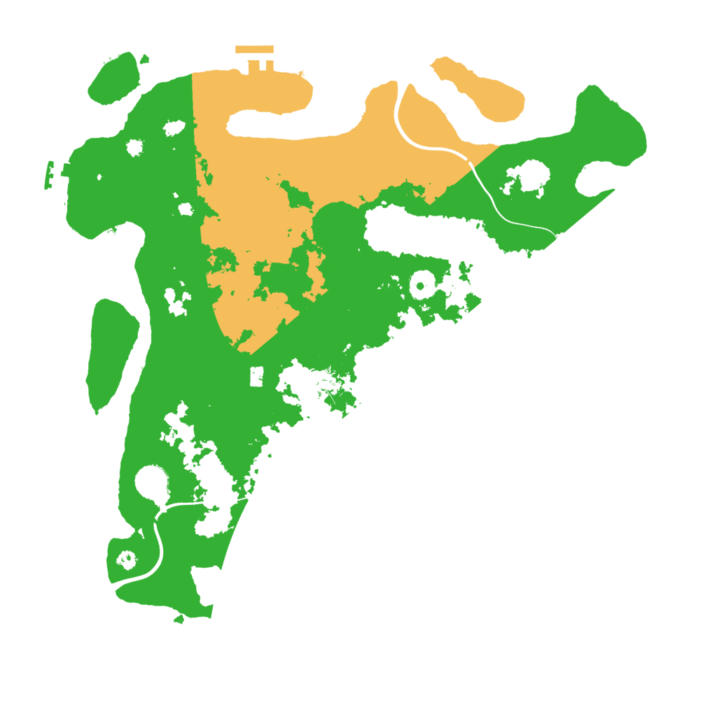 Biome Rust Map: Procedural Map, Size: 3800, Seed: 897536377