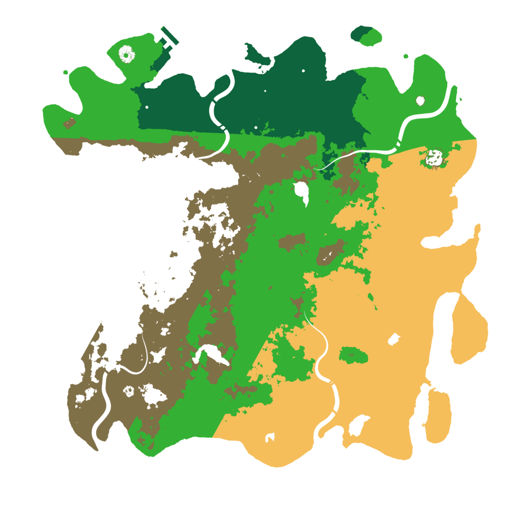 Biome Rust Map: Procedural Map, Size: 4550, Seed: 1185131757