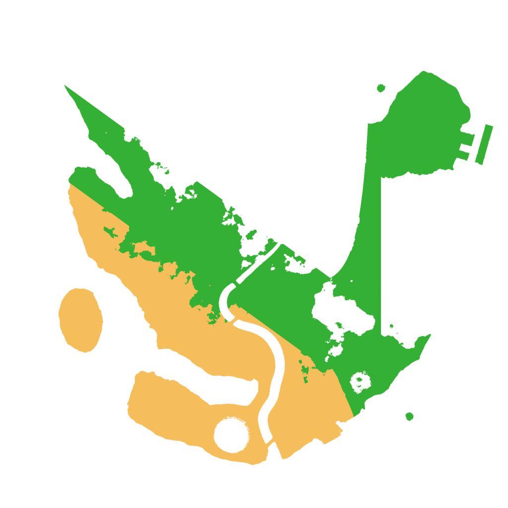 Biome Rust Map: Procedural Map, Size: 2550, Seed: 463634737