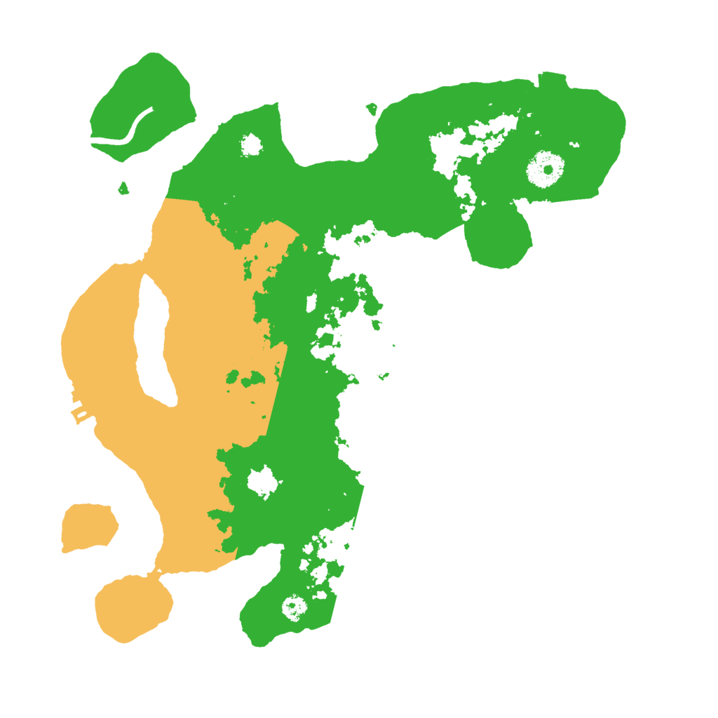 Biome Rust Map: Procedural Map, Size: 3000, Seed: 10208