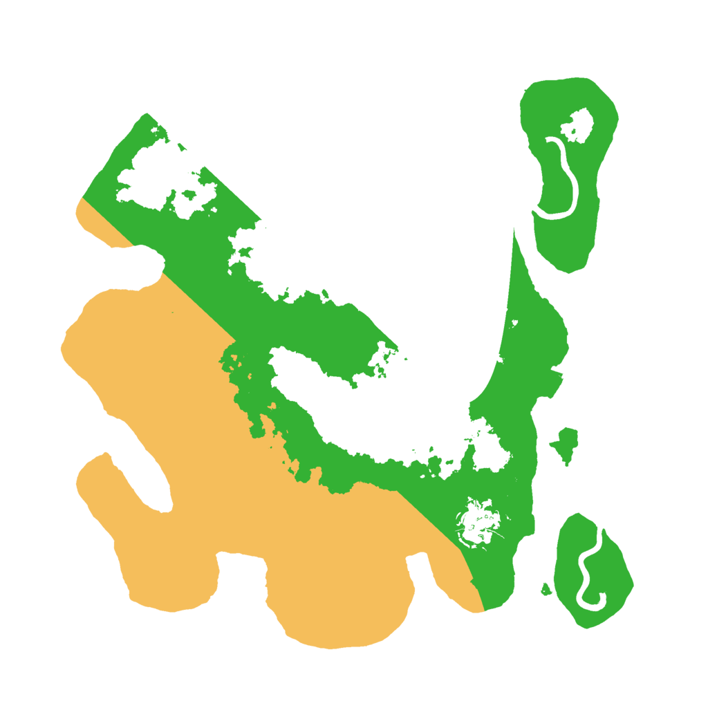 Biome Rust Map: Procedural Map, Size: 3000, Seed: 26962