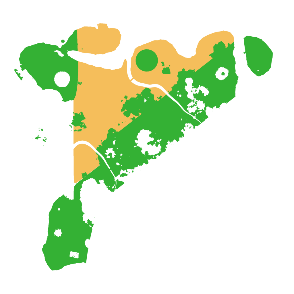Biome Rust Map: Procedural Map, Size: 3500, Seed: 1524684624