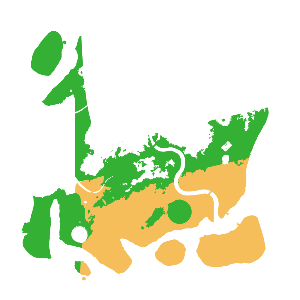 Biome Rust Map: Procedural Map, Size: 3300, Seed: 1973485682