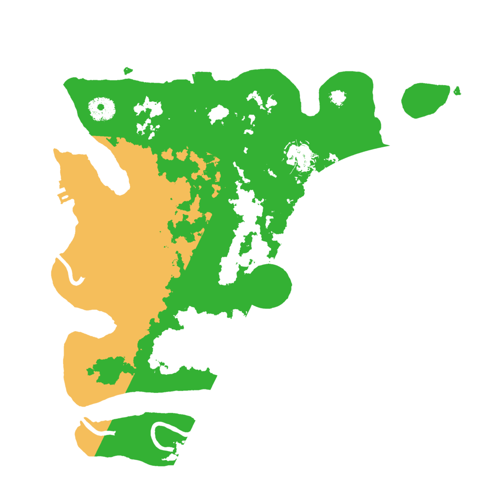 Biome Rust Map: Procedural Map, Size: 3000, Seed: 29203