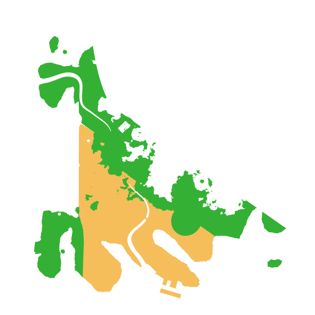 Biome Rust Map: Procedural Map, Size: 3000, Seed: 2017354