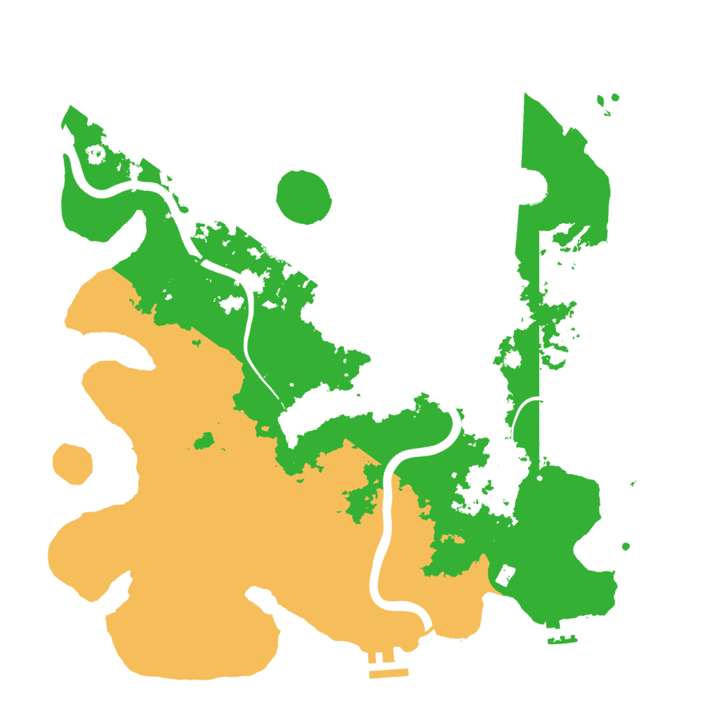 Biome Rust Map: Procedural Map, Size: 3700, Seed: 1684766700