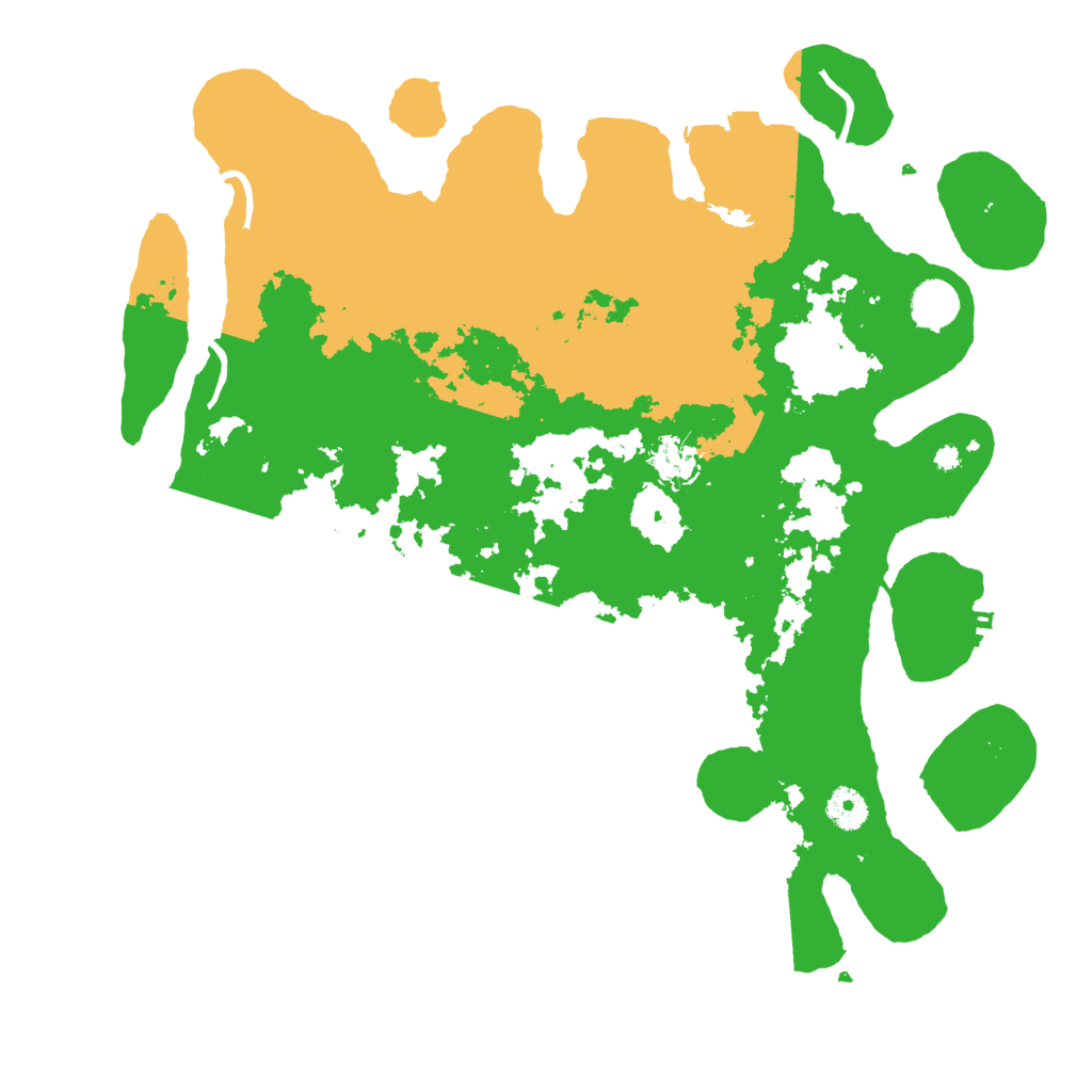 Biome Rust Map: Procedural Map, Size: 4000, Seed: 555649382