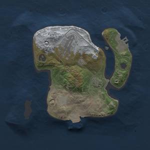 Thumbnail Rust Map: Procedural Map, Size: 2000, Seed: 1162472259, 6 Monuments