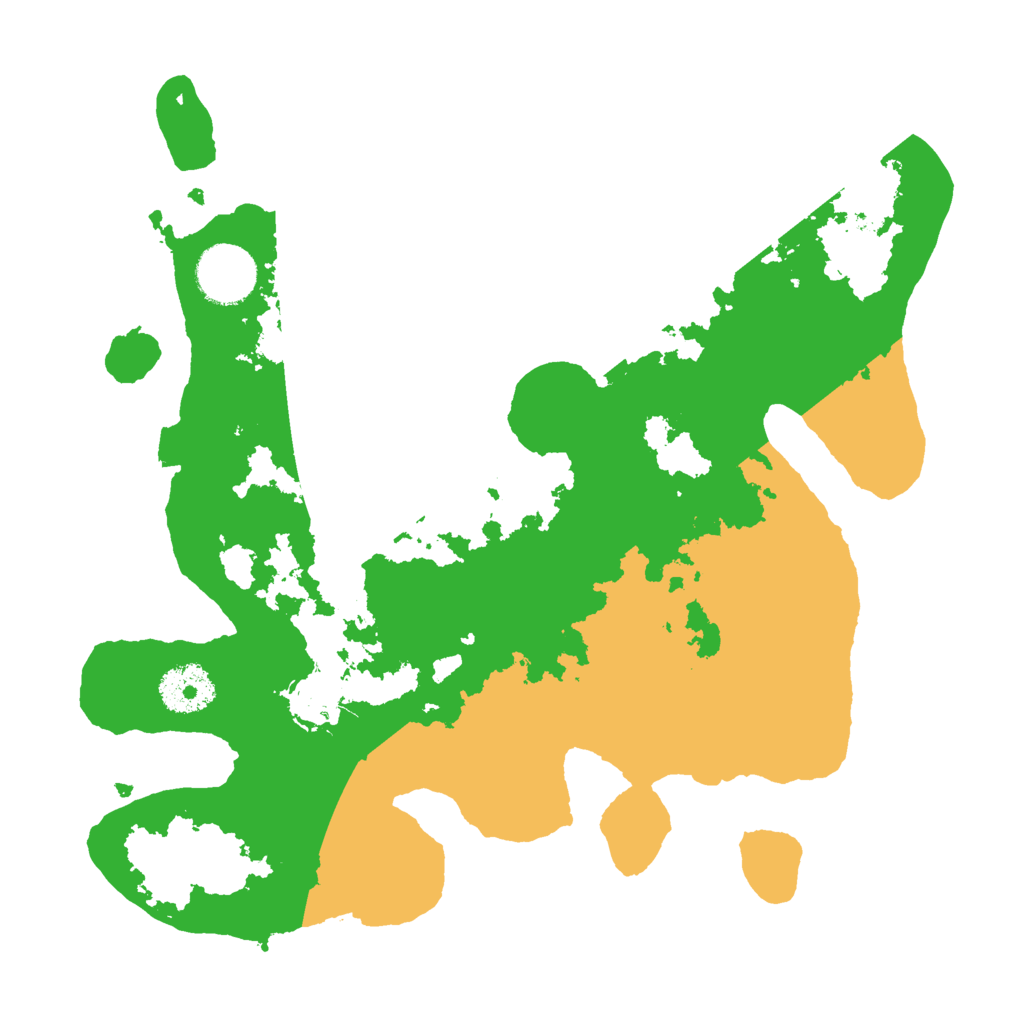 Biome Rust Map: Procedural Map, Size: 3000, Seed: 2608134