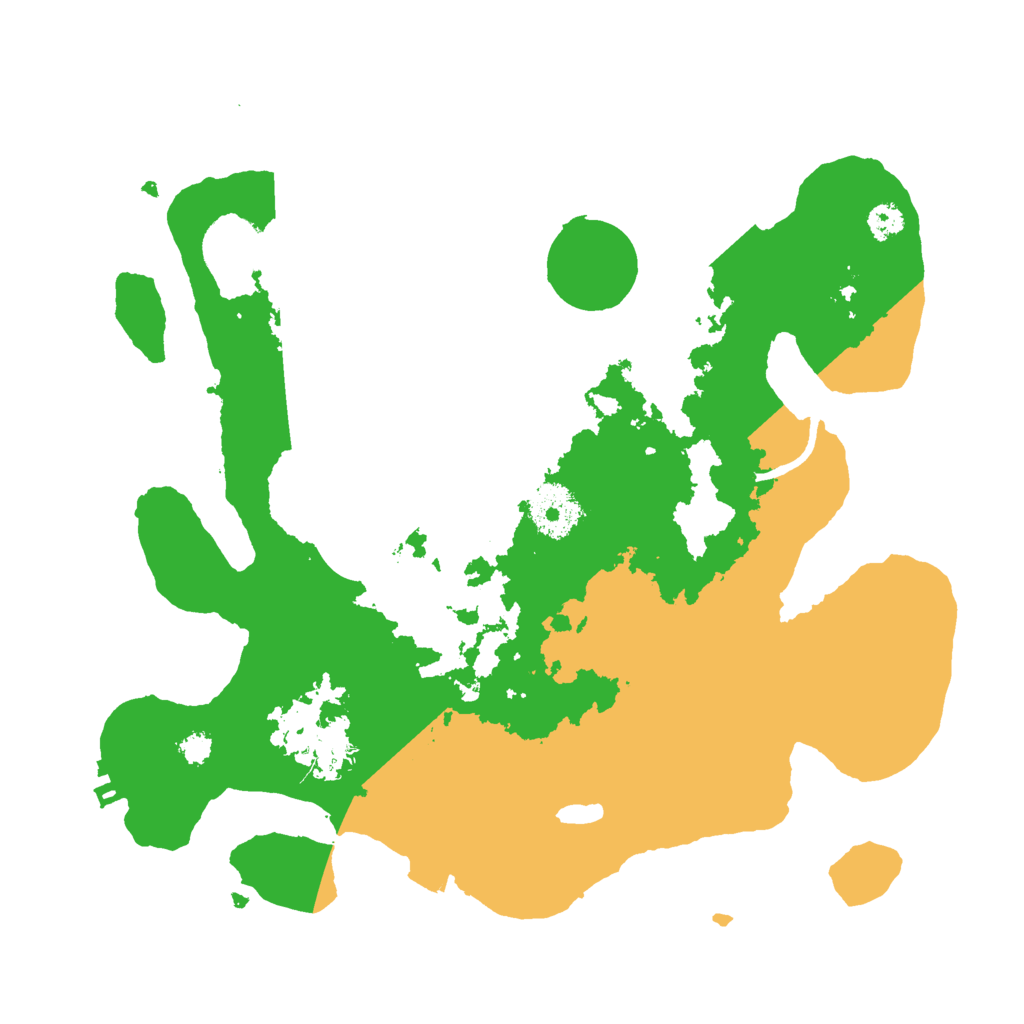 Biome Rust Map: Procedural Map, Size: 3000, Seed: 29697