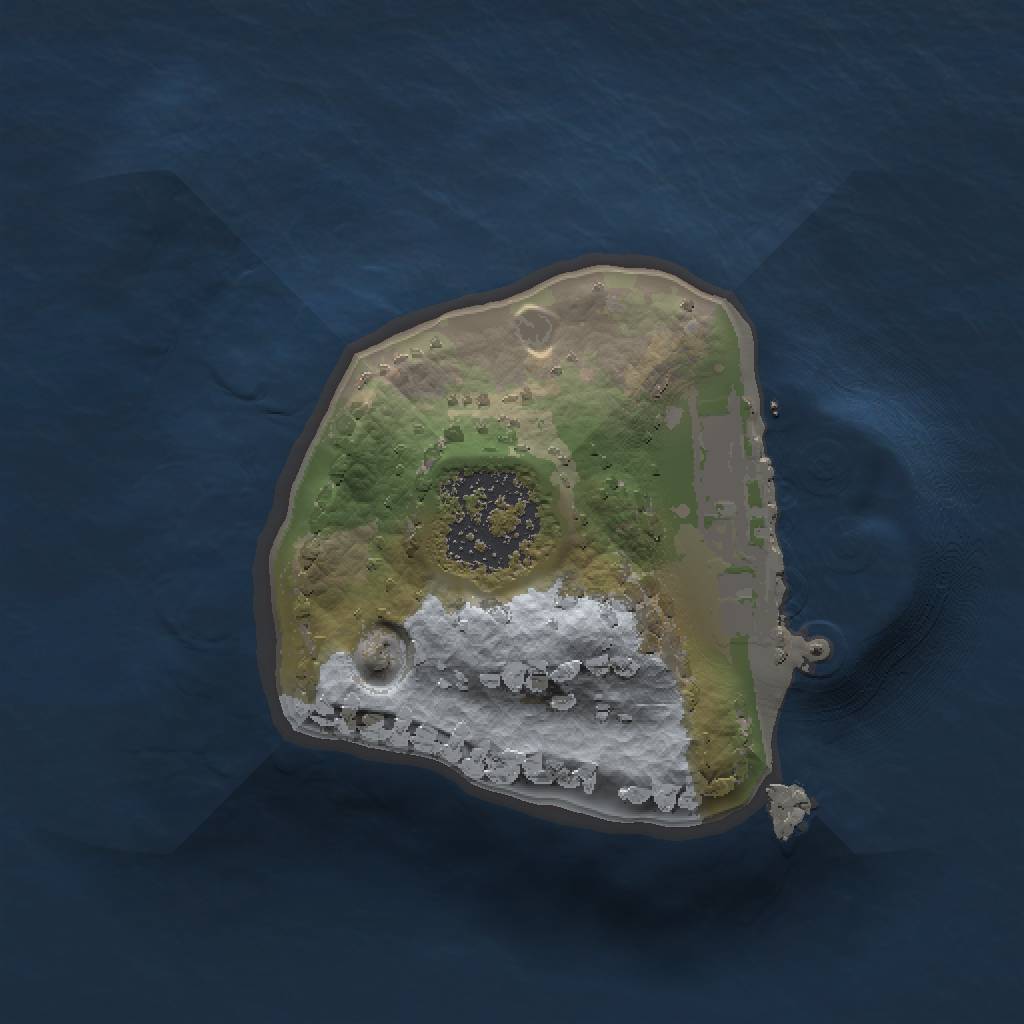 Rust Map: Procedural Map, Size: 1000, Seed: 295776075, 4 Monuments