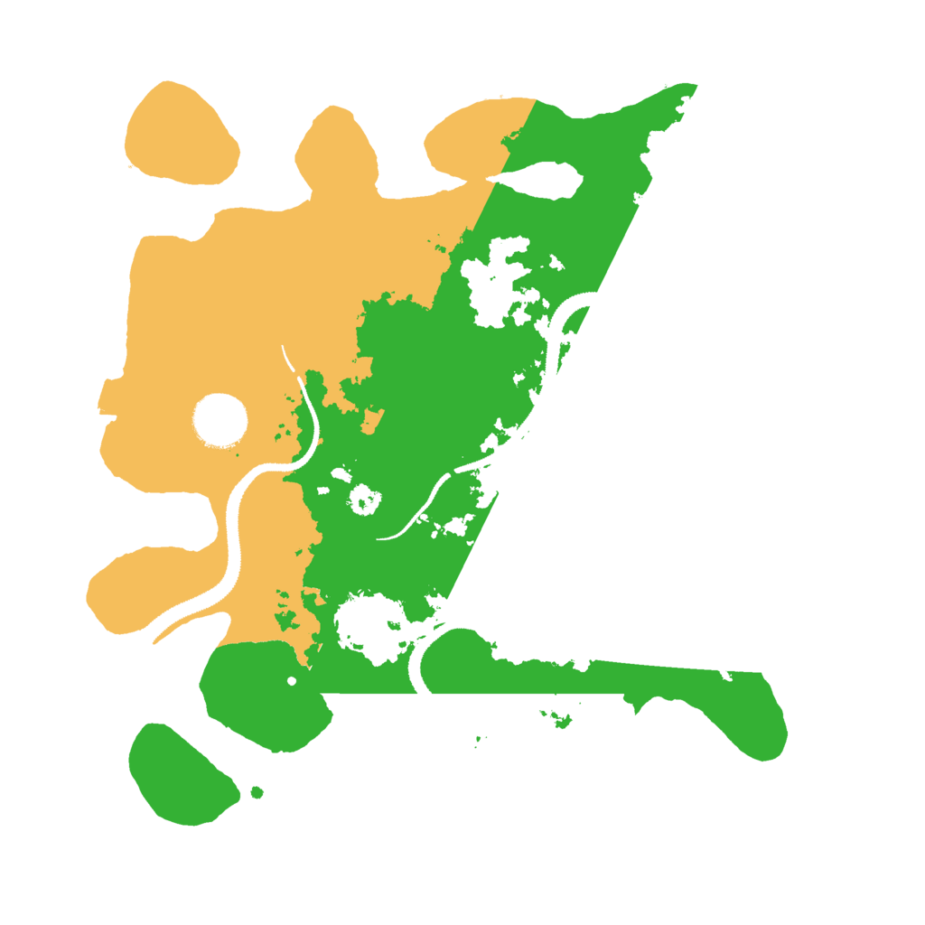 Biome Rust Map: Procedural Map, Size: 3000, Seed: 302180