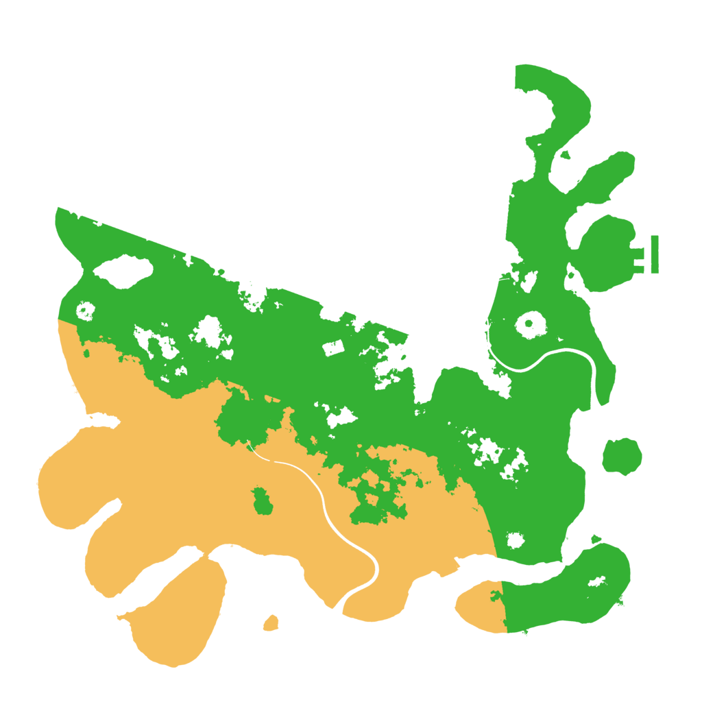 Biome Rust Map: Procedural Map, Size: 3750, Seed: 884225195