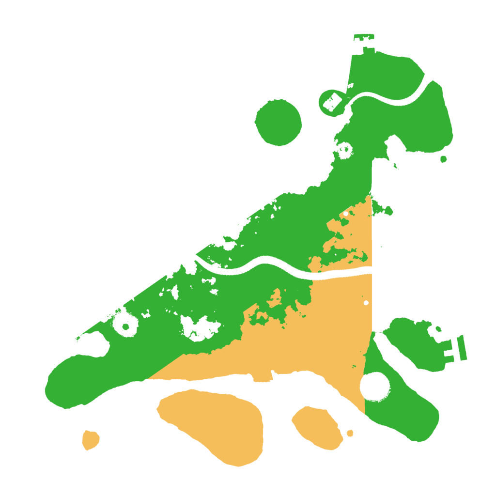 Biome Rust Map: Procedural Map, Size: 3000, Seed: 45744748
