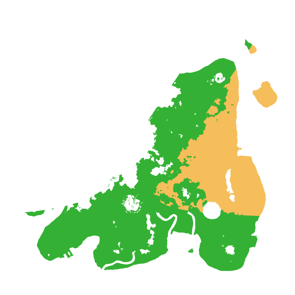 Biome Rust Map: Procedural Map, Size: 3000, Seed: 984375178