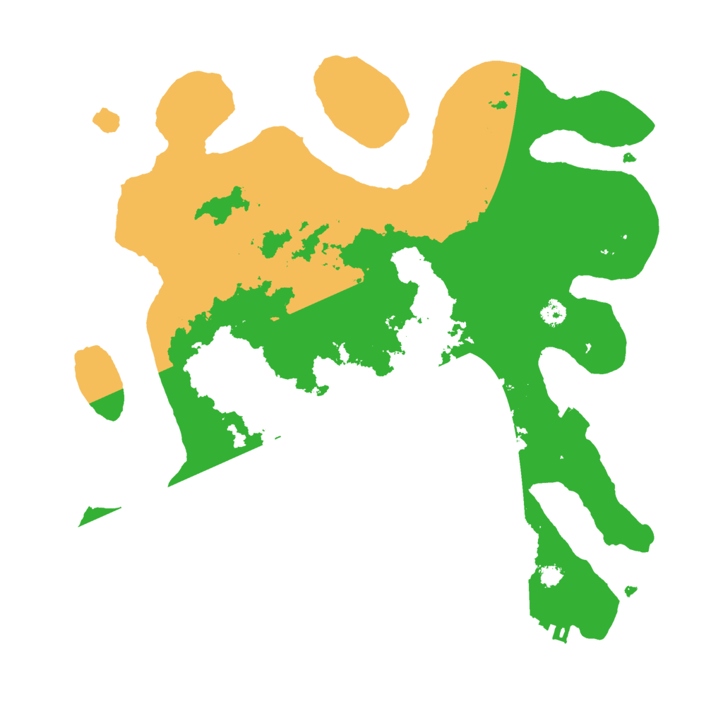 Biome Rust Map: Procedural Map, Size: 3000, Seed: 962471790