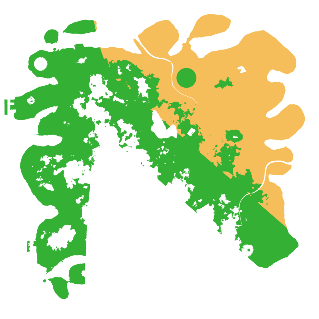 Biome Rust Map: Procedural Map, Size: 4250, Seed: 102856811