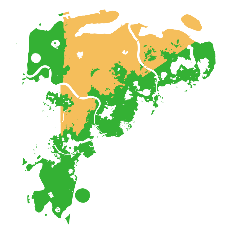 Biome Rust Map: Procedural Map, Size: 4500, Seed: 539364849