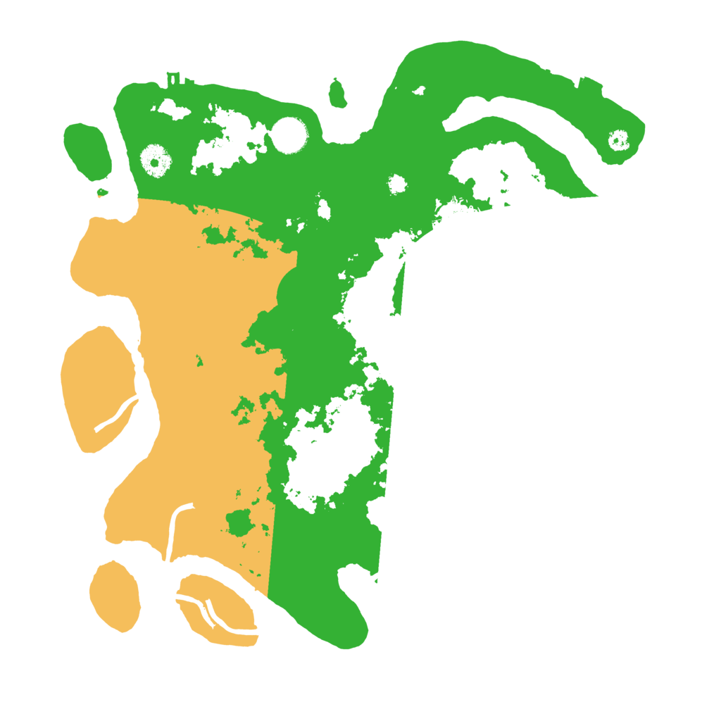 Biome Rust Map: Procedural Map, Size: 3500, Seed: 128785343