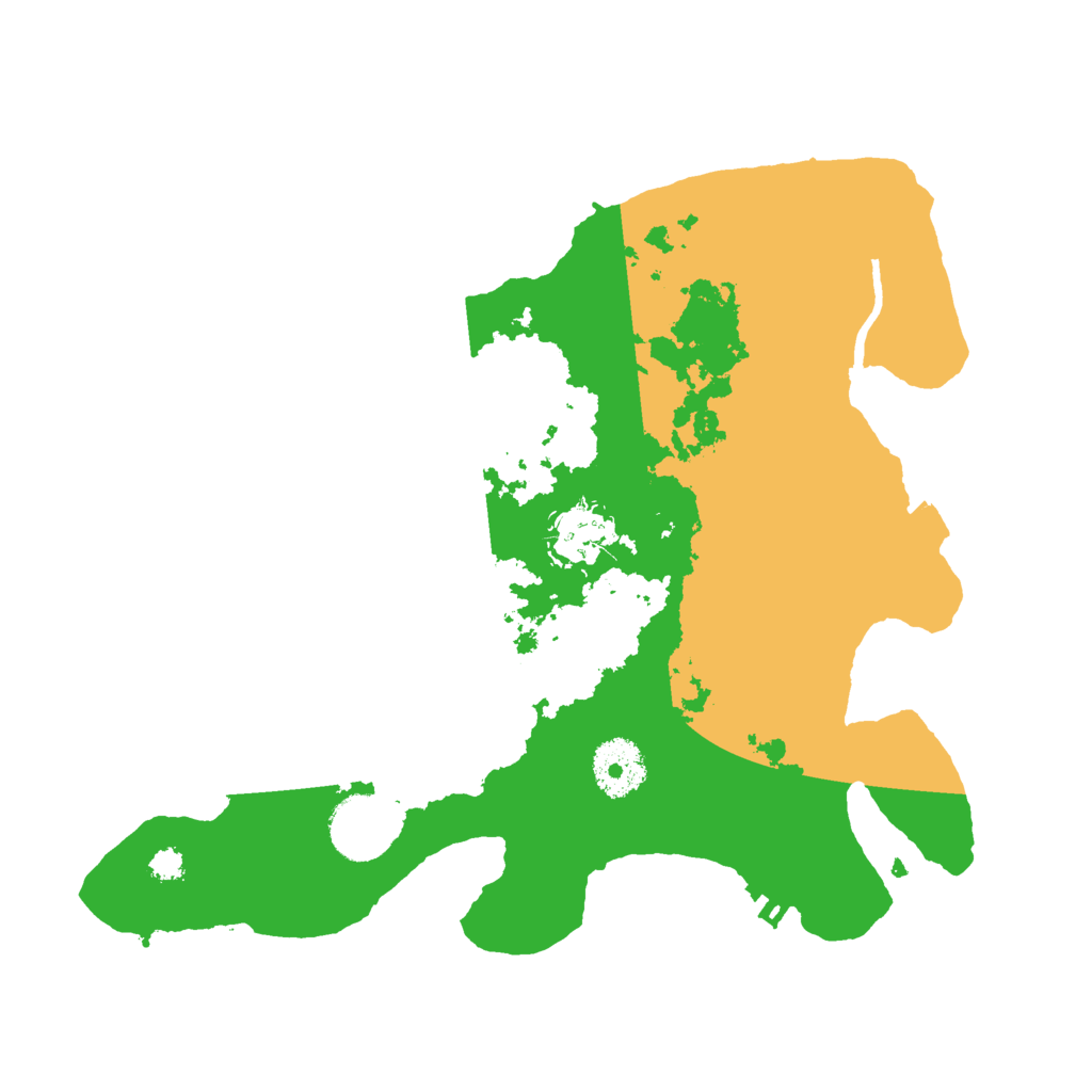 Biome Rust Map: Procedural Map, Size: 3000, Seed: 24051