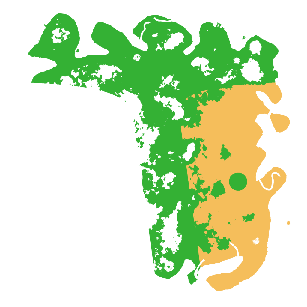 Biome Rust Map: Procedural Map, Size: 4500, Seed: 111317086